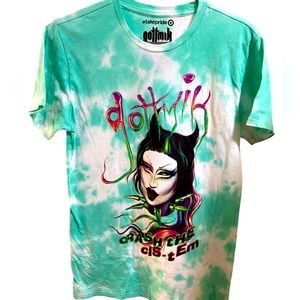 Gottmik Take Pride Green Tie Dye T-Shirt NWT Women’s XS / Unisex MINT